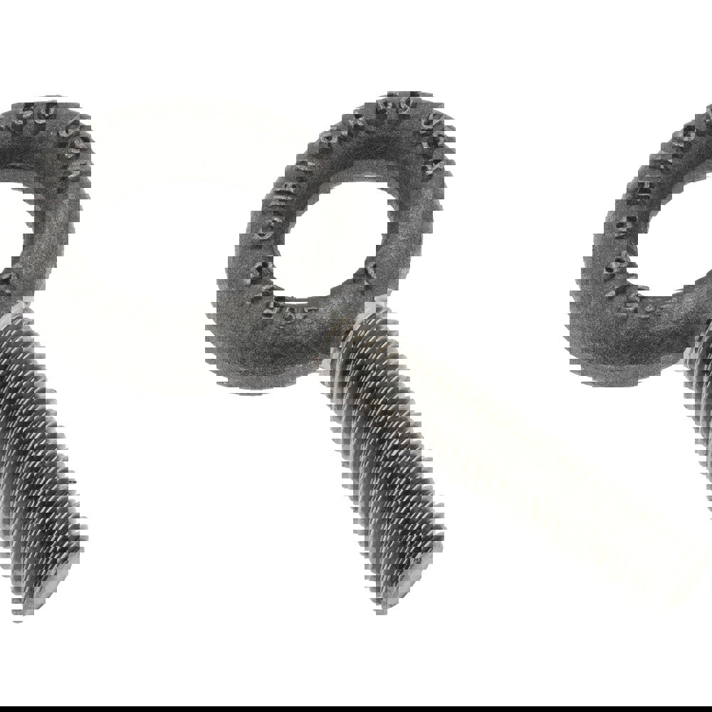 Fixed Lifting Eye Bolt: Without Shoulder, 4,000 lb Capacity, 5/8-11 Thread, Grade C-1035 Forged Steel